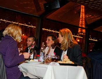 Restaurant by Night in Paris