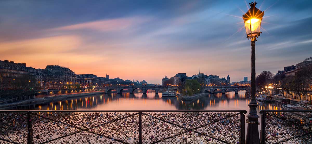 Paris, Seine River by Night